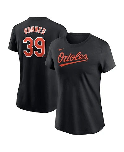 Nike Women's Corbin Burnes Black Baltimore Orioles Fuse Name Number T-Shirt