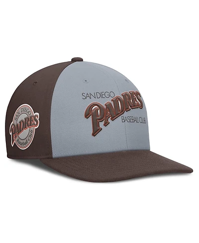 Nike Men's Gray/Brown San Diego Padres Pro Performance Snapback Hat