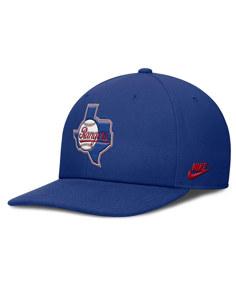 Nike Men's Royal Texas Rangers Pro Performance Snapback Hat
