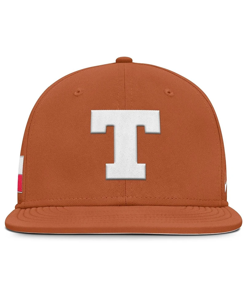 Nike Men's Texas Orange Longhorns On-Field Dugout True Performance Fitted Hat