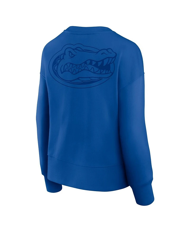 Fanatics Women's Royal Florida Gators Supersoft Flow Fleece Pullover Sweatshirt