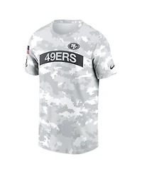 Nike Men's White San Francisco 49ers 2024 Salute To Service Big Tall Performance T-Shirt