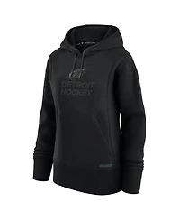 Fanatics Women's Black Detroit Red Wings Authentic Pro Road Pullover Hoodie