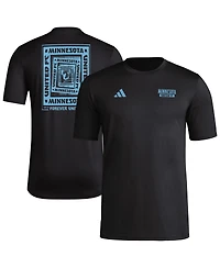 Adidas Men's Black Minnesota United Fc Local Wrap T-Shirt