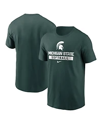 Nike Men's Green Michigan State Spartans Softball T-Shirt