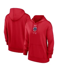 Nike Women's Red Los Angeles Angels City Connect Practice Performance Pullover Hoodie