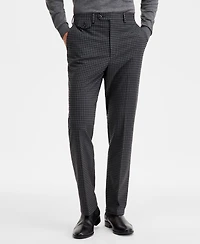 Tayion Collection Men's Classic-Fit Houndstooth Suit Separate Pants