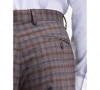Tayion Collection Men's Classic-Fit Plaid Suit Separate Pants