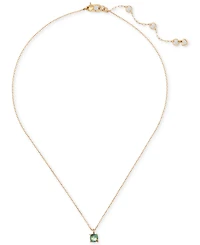 Kate Spade New York Gold-Tone Cubic Zirconia Pendant Necklace, 16" + 3" extender