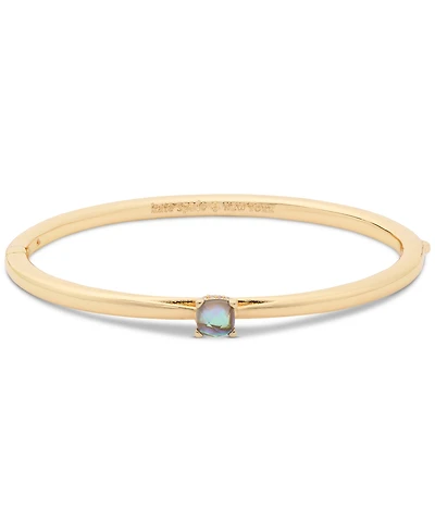 Kate Spade New York Gold-Tone Color Cubic Zirconia Bangle Bracelet