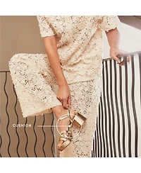 LifeStride Women's Rio Strappy Platform Block Heel Dress Sandals