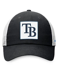 Nike Men's Black Tampa Bay Rays Rise Adjustable Trucker Hat