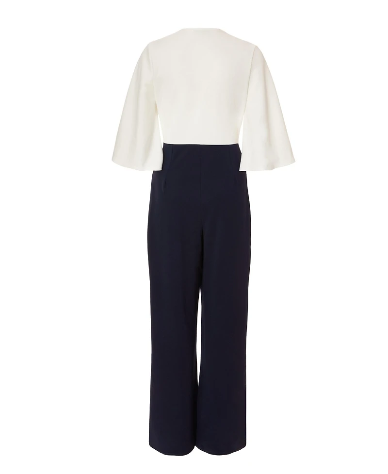 Quiz Women's Two Toned Scuba Crepe Jumpsuit