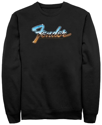 Fender Men's Fender Chrome Crew Fleece Pullover Sweatshirt