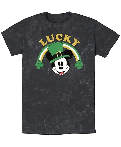 Mickey Classic Men's Lucky Mickey Short Sleeve T-Shirt