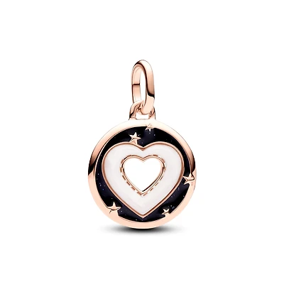 Pandora Rose Gold-Plated Hearts Medallion Charms