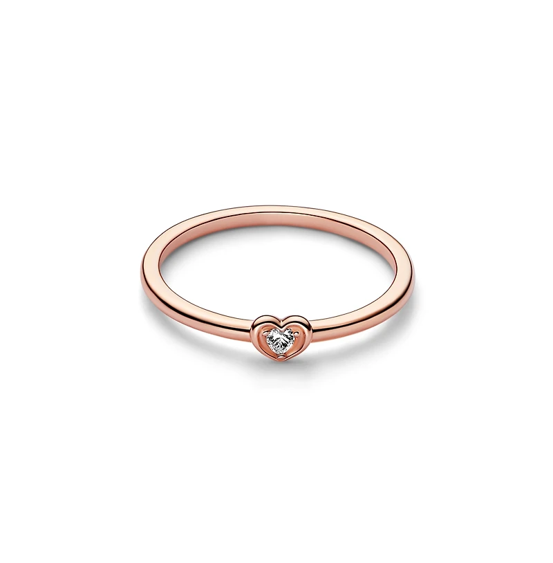 Pandora Gold-Plated Radiant Heart Ring