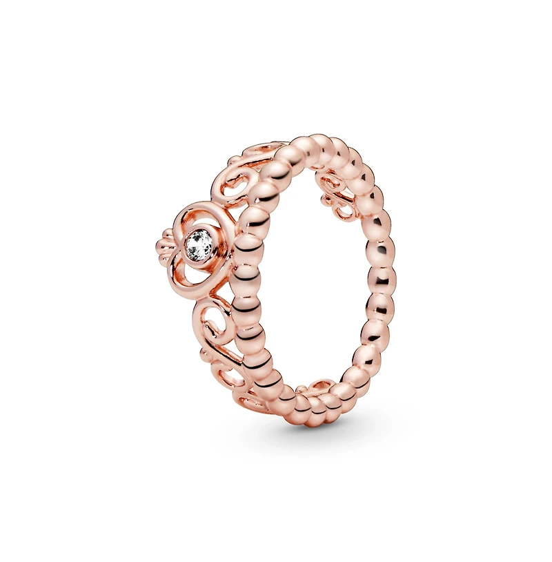 Pandora Gold-Plated Princess Tiara Crown Ring