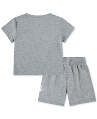 Nike Baby Club T-Shirt & Shorts, 2 Piece Set