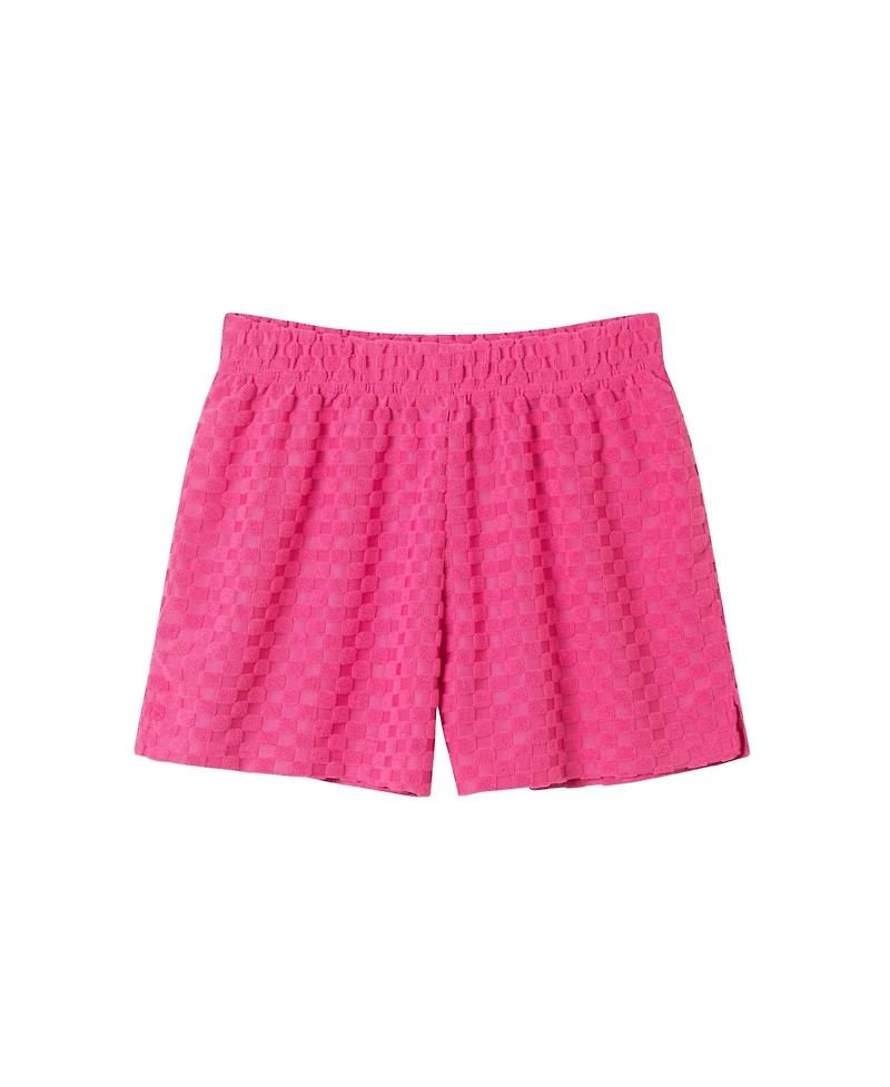 Andy & Evan Big Girls Toddler/Child Terry Button Up Set