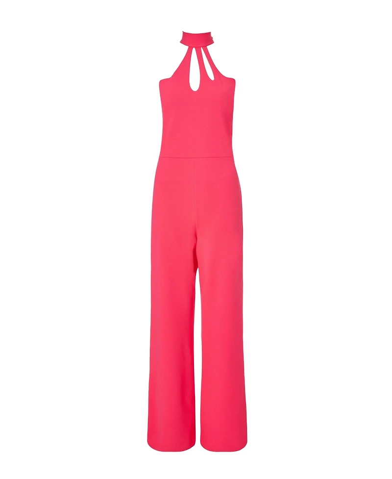 Quiz Women's Scuba Crepe Halterneck Jumpsuit