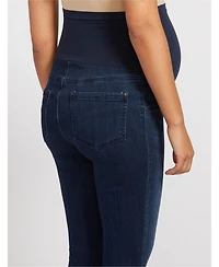Motherhood Maternity Plus Super Stretch Secret Fit Over The Belly Skinny Ankle Jeans 
