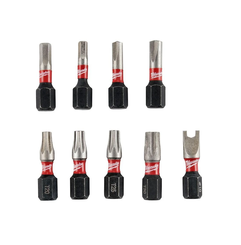 Milwaukee 48-32-4620 Shockwave Impact Security Insert Bit Set - 9 Piece
