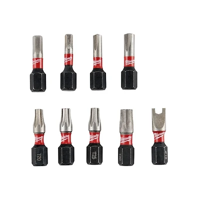 Milwaukee 48-32-4620 Shockwave Impact Security Insert Bit Set - 9 Piece
