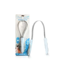 Ocean Plastic by Pt Blue Pet Deshedding Blade, Eco-Friendly Grooming Tool for Dogs and Cats