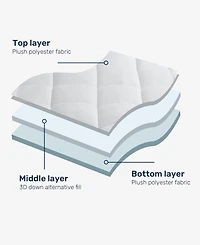 Unikome Extra Loft Quilted Down Alternative Mattress Topper