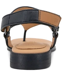 Gentle Souls Women's Holly Woven Thong Flat Sandals