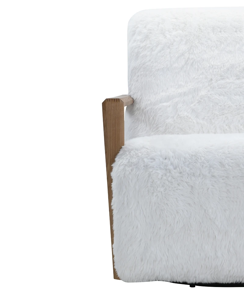 Glympton 29" Fabric Swivel Chair, Exclusively at Macy's