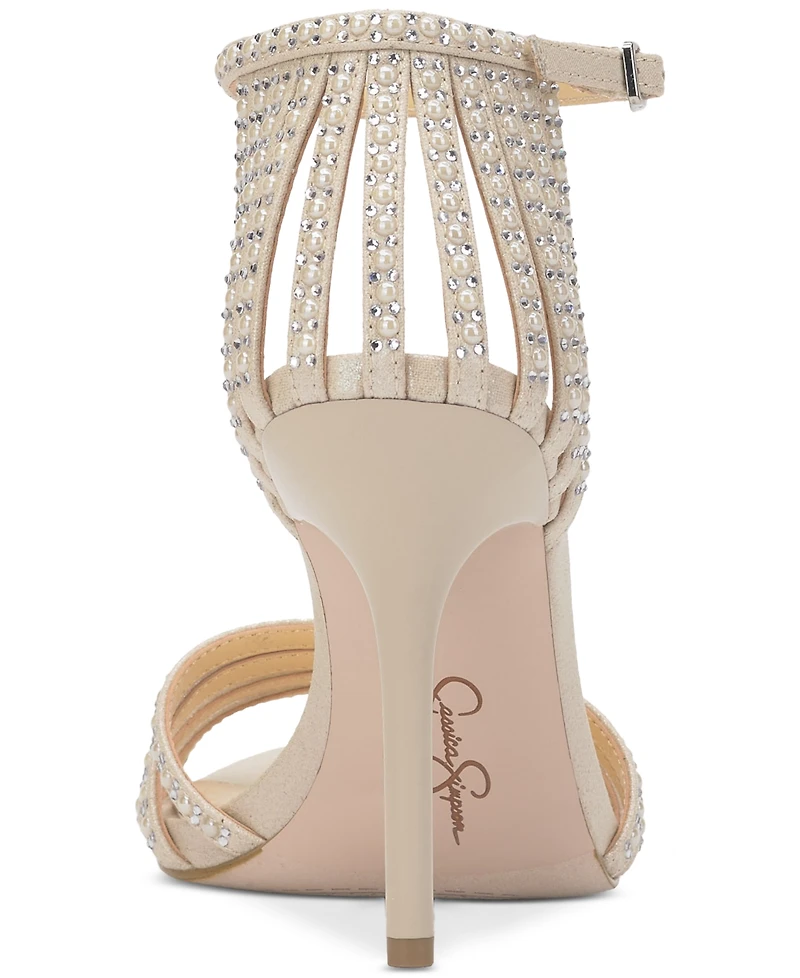 Jessica Simpson Women's Nuvire Strappy Stiletto Dress Sandals