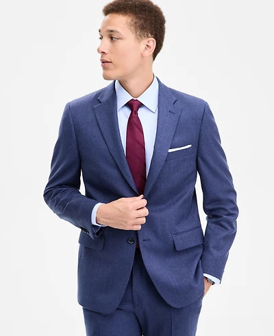 Tommy Hilfiger Men's Modern-Fit Pure Wool Suit Separate Jacket