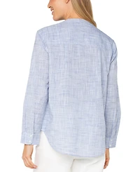 Liverpool Los Angeles Women's Cotton Long-Sleeve Shirt