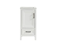 Casainc Fully Assembled 18" Freestanding Single Bathroom Vanity with Top