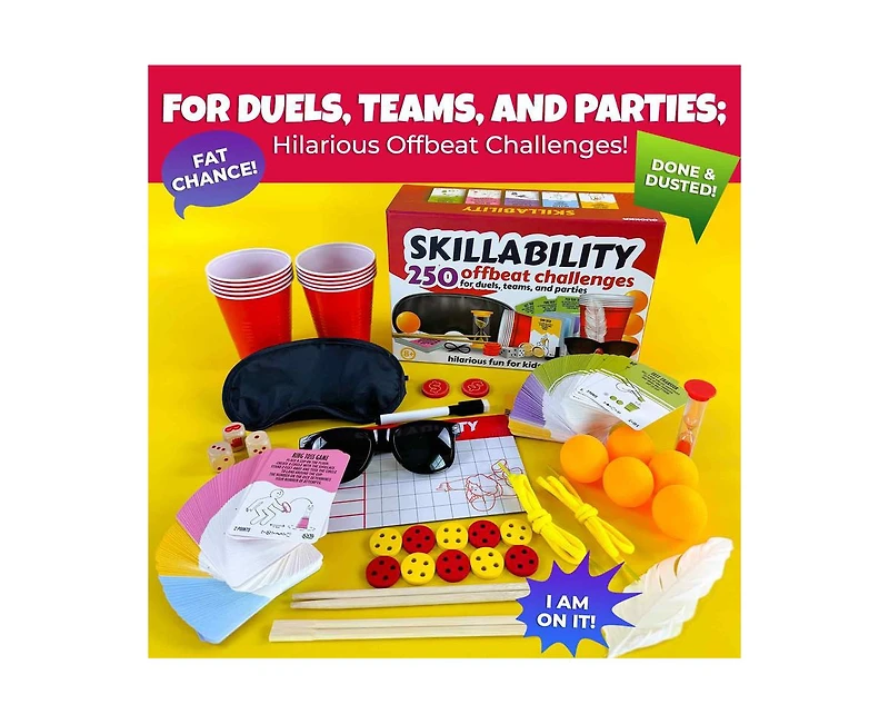 Quokka Challenge Game Set - 250 Unique Cards with Fun Tasks - Family Game
