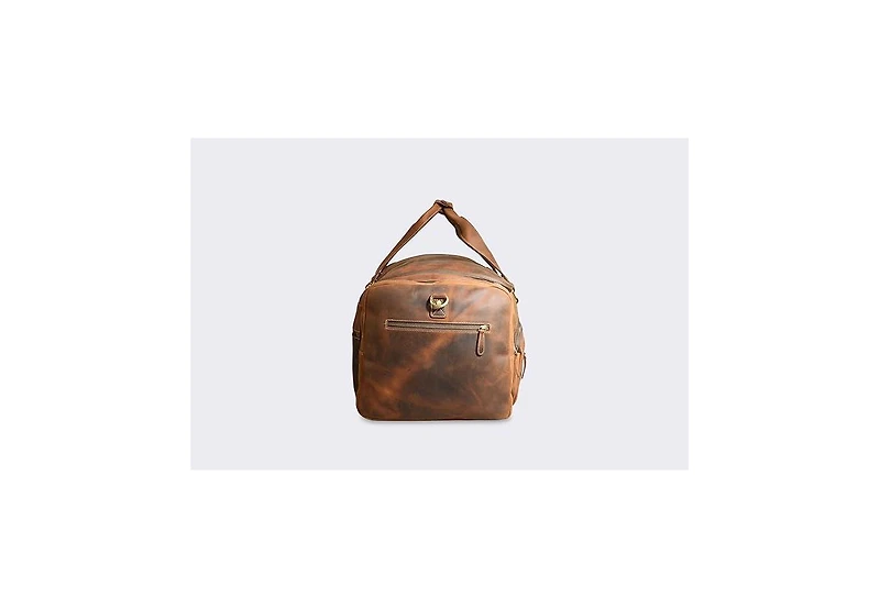 Luxorro 100% Full Grain Leather Duffel Bag - Only Duffel You will Need