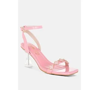 Ebina Charm Detail Spool Heels