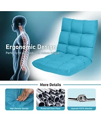 14-Position Adjustable Folding Lazy Gaming Sofa