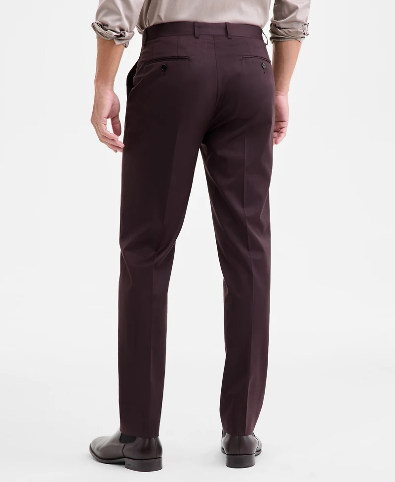 Calvin Klein Men's Slim-Fit Wool-Blend Suit Pants