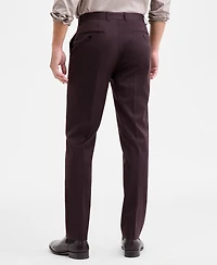 Calvin Klein Men's Slim-Fit Wool-Blend Suit Pants