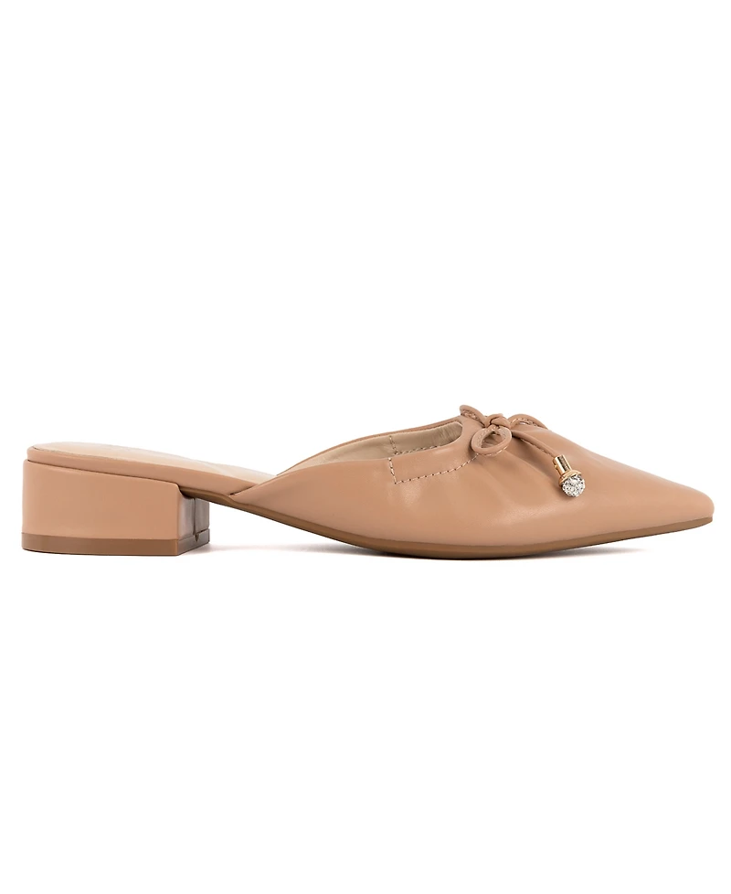 Jones New York Women's Karise Pointed Toe Slip On Mules