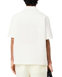 Lacoste Men's Waffle-Print Logo Shirt - 70V