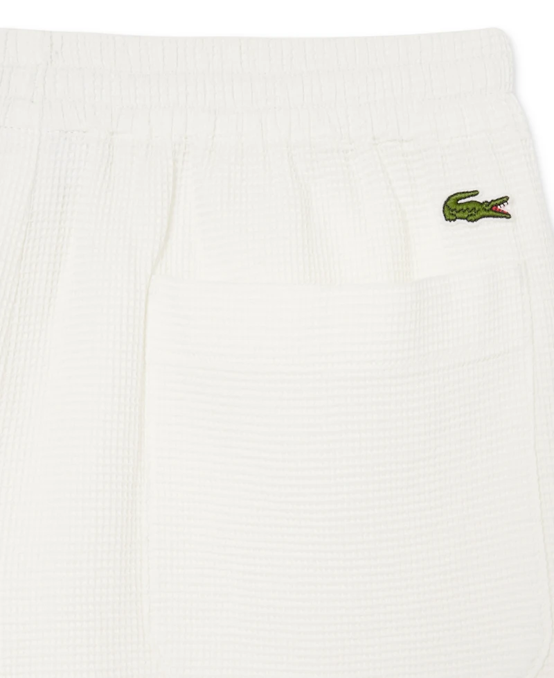 Lacoste Men's Relaxed-Fit Waffle-Fabric Shorts
