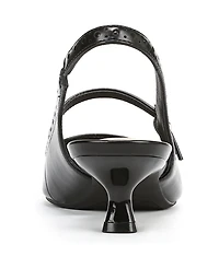 LifeStride Women's Marilyn Pointed Toe Kitten Heel Slingback Pumps