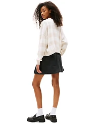 Tommy Jeans Women's Cotton Relaxed-Fit Striped Cardigan