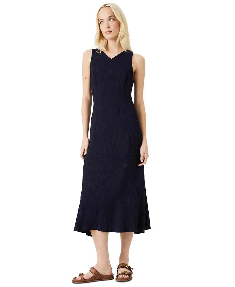 Luxely Women's Textured Midi Dress