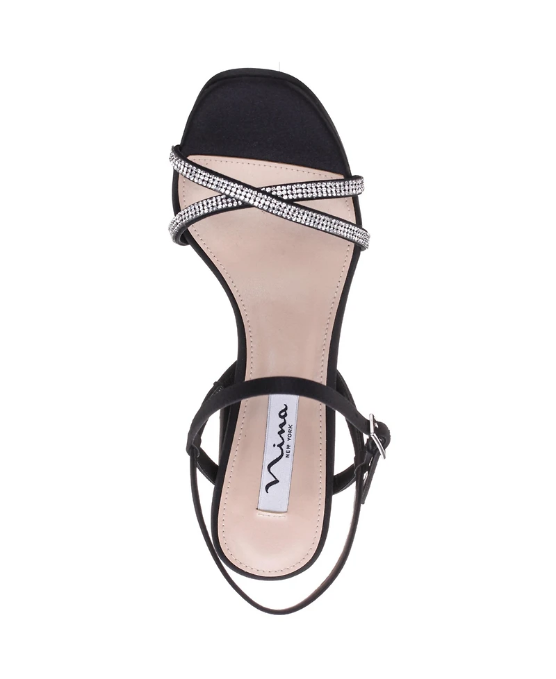 Nina Women's Steven Block Heel Platform Evening Sandals