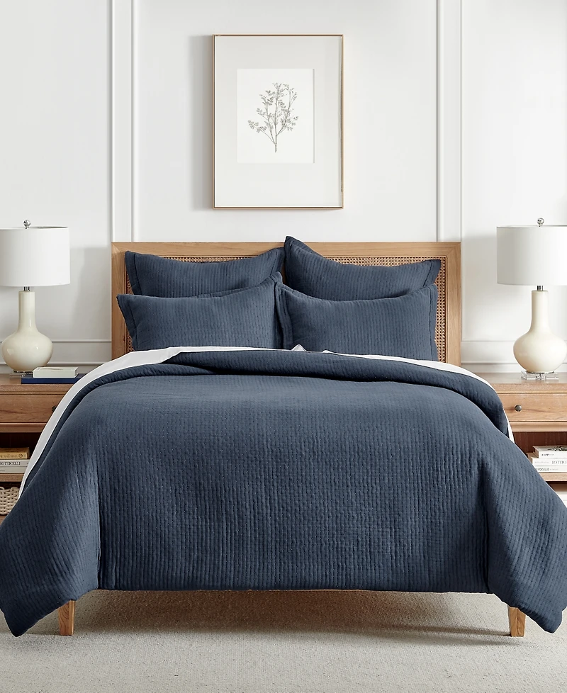 Levtex Reede Textured 3-Pc. Duvet Cover Set, King/California King